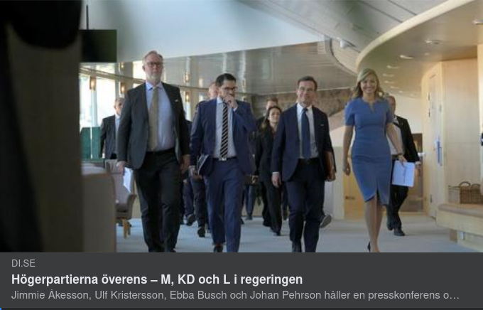 Överens Om Regeringsunderlag - Tidöavtalet