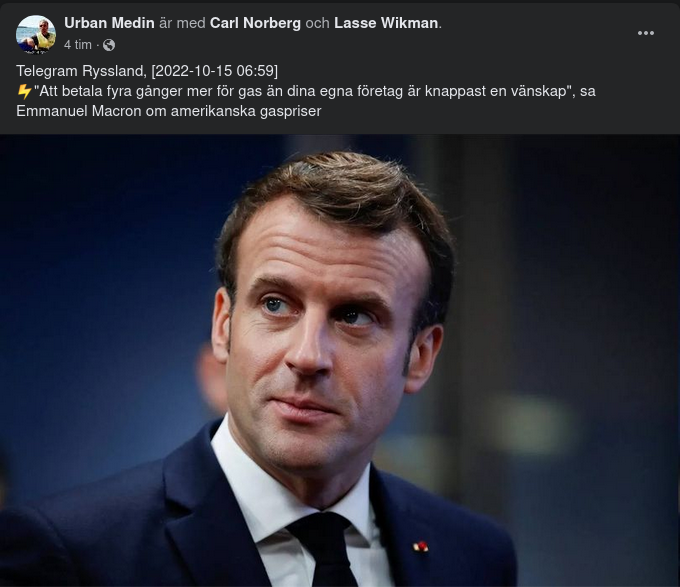 Makaronen Om Ovänligt Gaspris