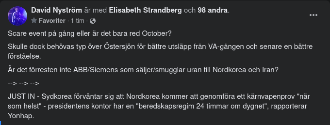 Nordkoreanskt Kärnvapenprov Förväntat Av Sydkorea