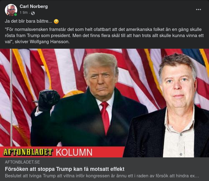 Woffie, Normalsvensken & Trump