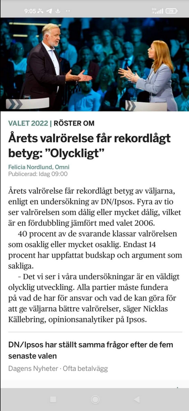 Systemförtroende...