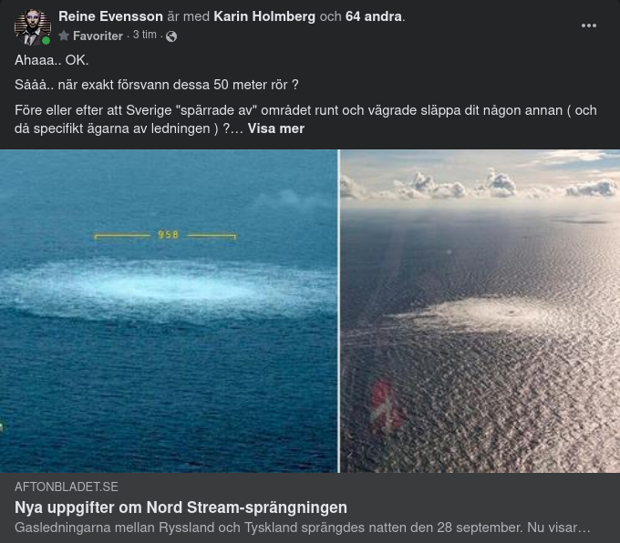 Saknad Rörledning I Svensk Media