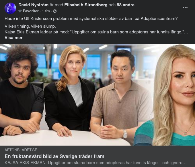 Ekis Om Kristerssons Stulna Barn I Aftonslasket