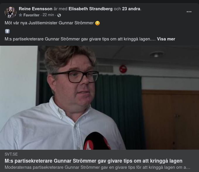 Justitieminister Som Tipsar Hur Att Kringgå Lagen