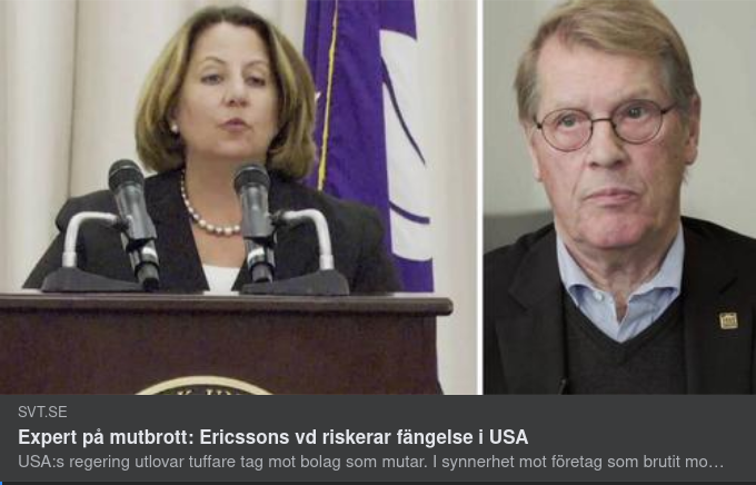 Fängelserisk För Ericssons VD