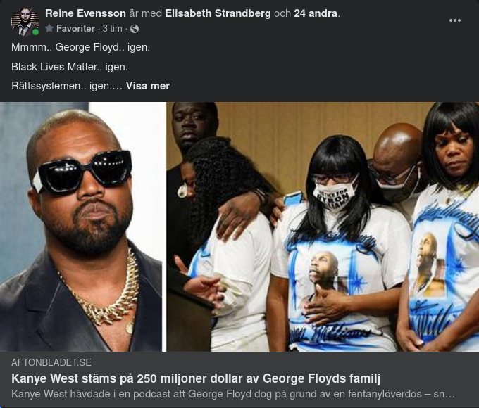 Kanye West Stäms Av George Floyds Familj