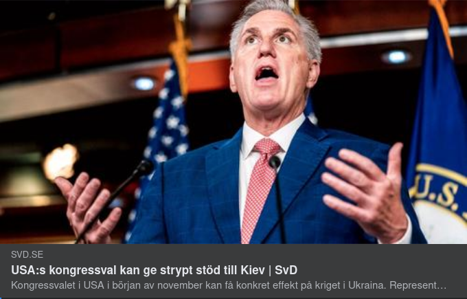 Amerikansk Valkonsekvens För Ukraina