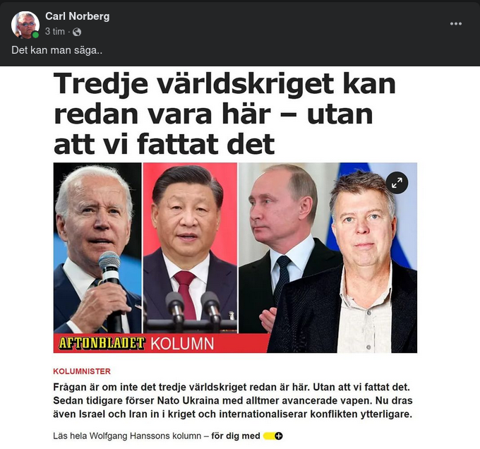 Woffies Kollektiva Världskrigsförståelse