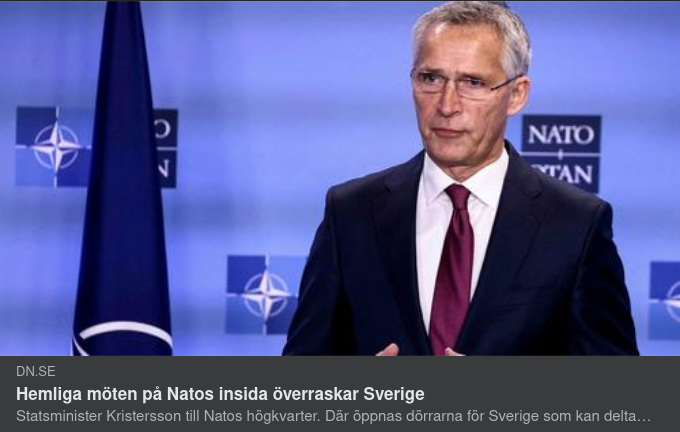 Nato-Överraskat Sverige