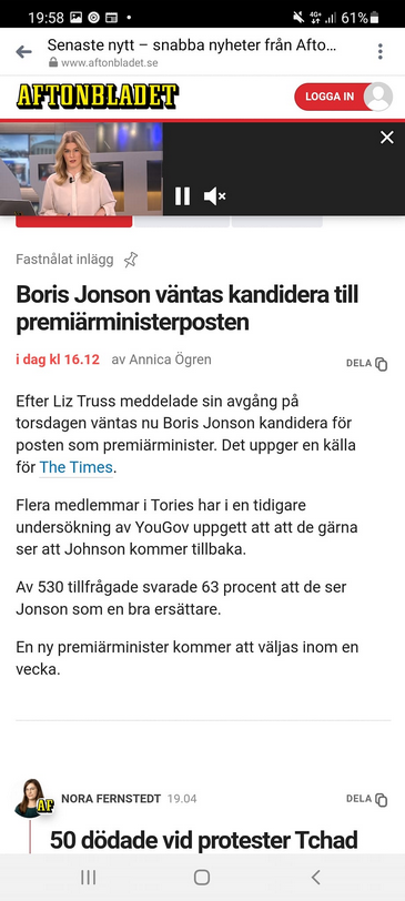 BoJo Förväntas Kandidera