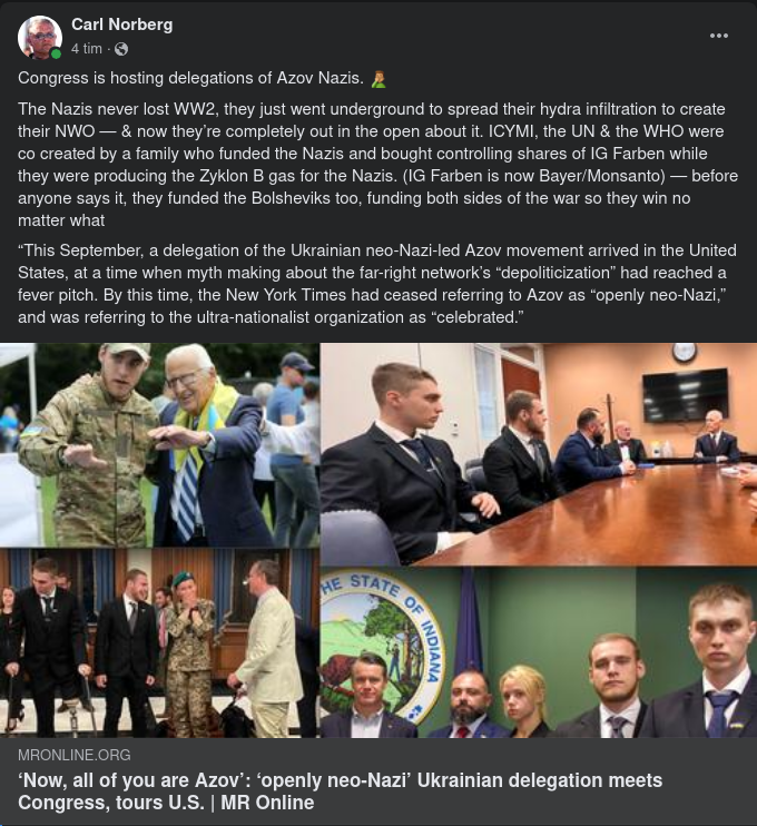 Azov-Nazister På USA-Turné