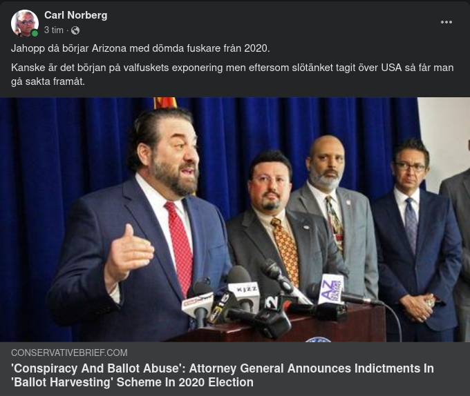 Åtal Väcks För Röstsedelsskördande I Arizona