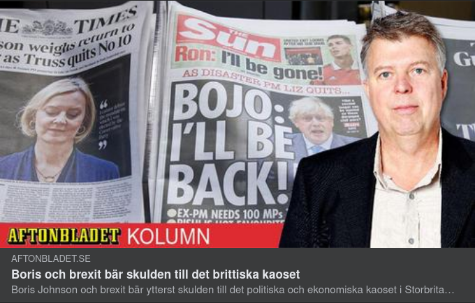 Kakelångandes Woffie Om BoJo Skuld För Brittiskt Kaos