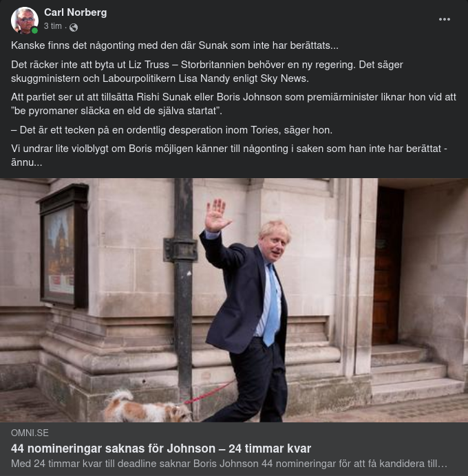 Desperation & Brittisk Partipolitik