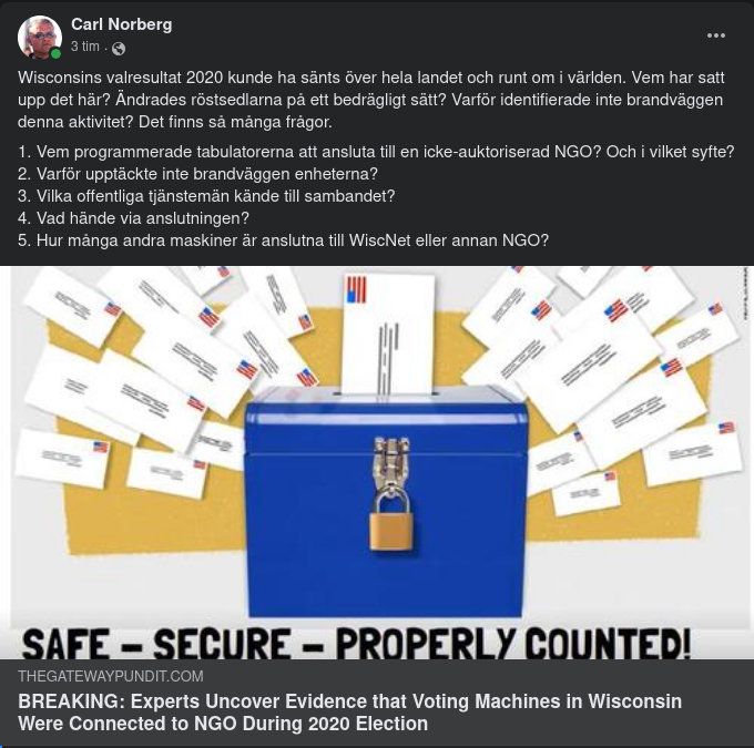 Uppkopplade Röstningsmaskiner