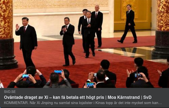 Hu Jintaos Sorti I SvD