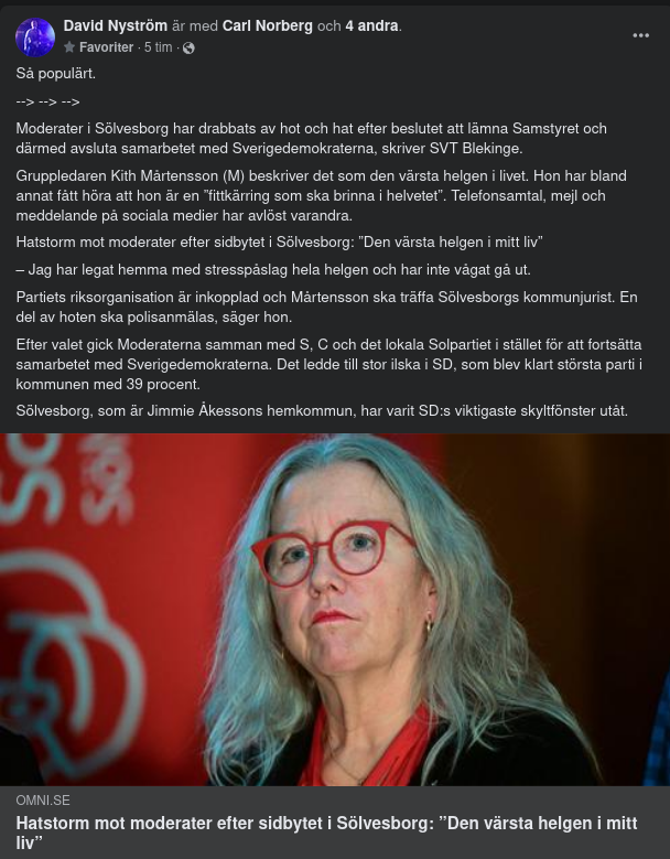 Hotade & Hatade I Sölvesborg