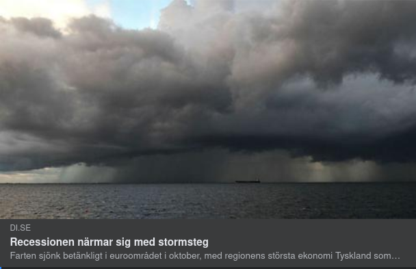 Ignorant Stormstegsnärmande Recession I DI