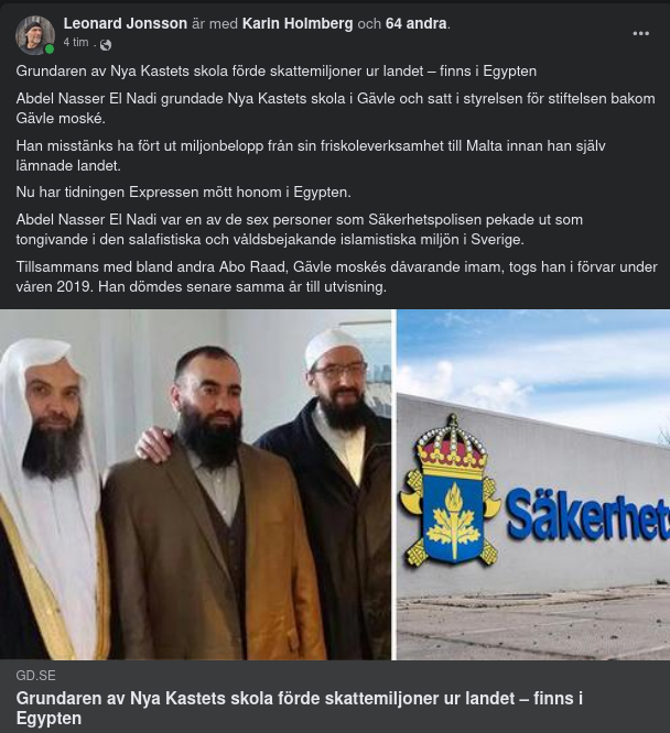 Friskolepengar & Islamism