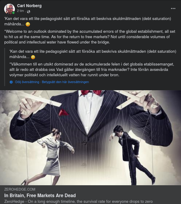 Fria Marknader & Ackumulerade Fel