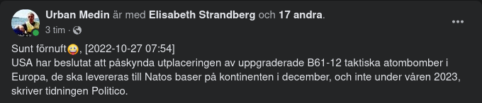Påskynda Atombombsutplacering