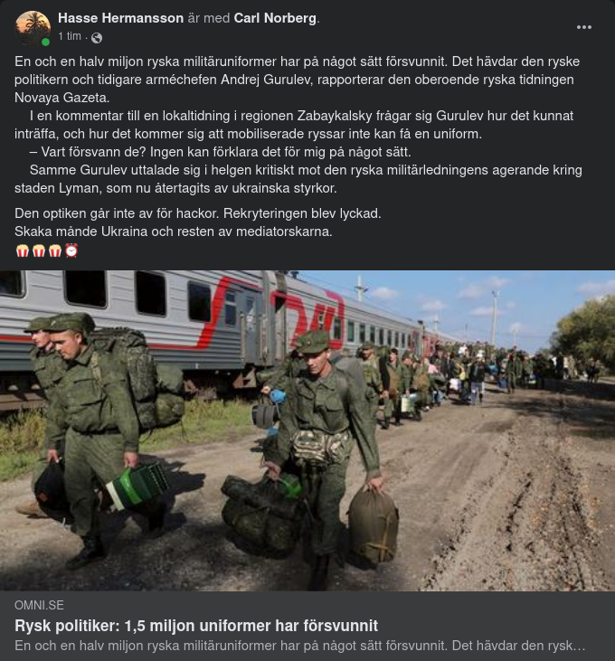 Saknade Ryska Uniformer