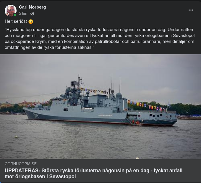 Helt Seriöst Från Cornu...