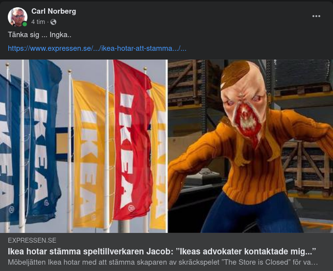 Spelirriterat IKEA