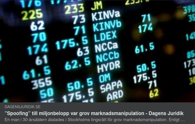 Handelsplatsinnehavarens Marknadsmanipulationsmöjligheter