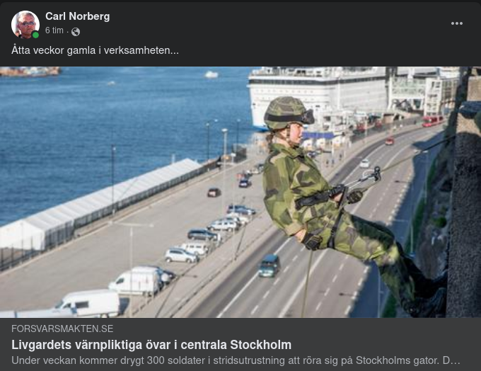 Åtta Veckor Gamla Livgardister Övar I Centrala Stockholm