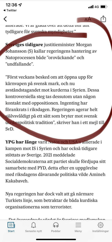 Bruten Svensk Politisk Tradition Säger Mogge