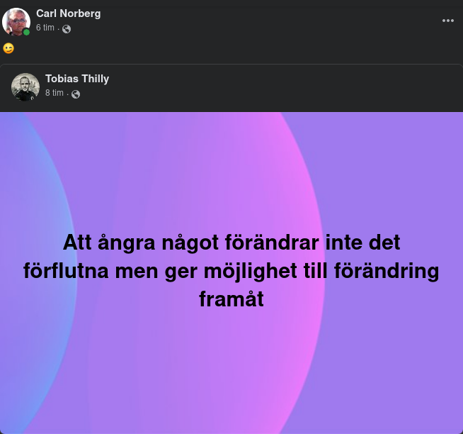 Ånger & Förändring