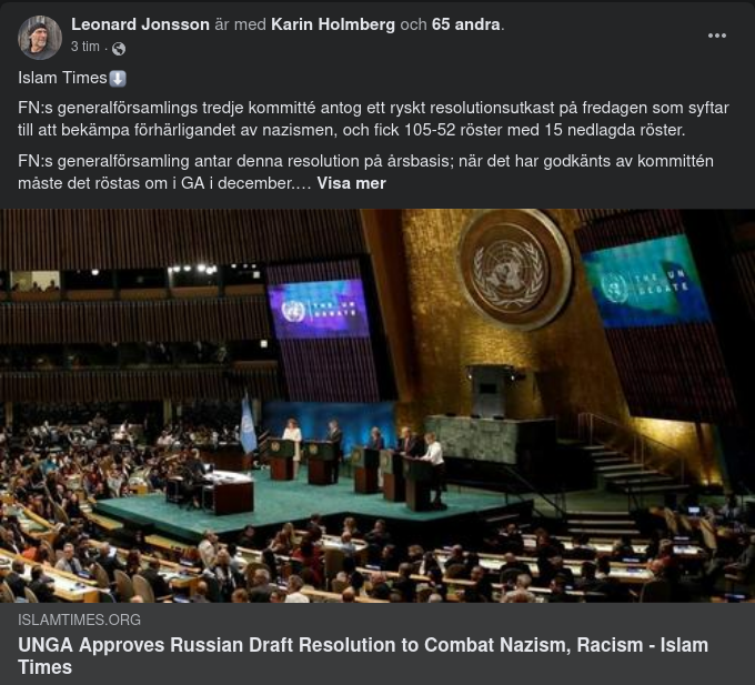 Nazistbekämpning I FN