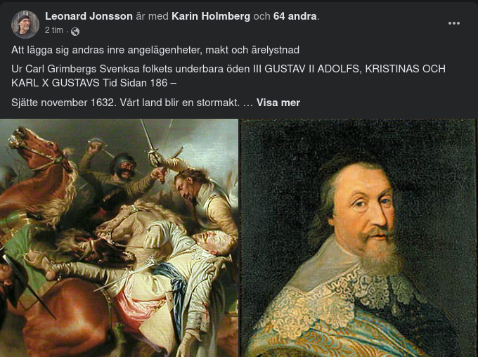 Religiösa Hjältekonungsbeskrivningar & Oxenstierna