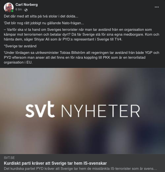Svar På Svenskt Avståndstagande