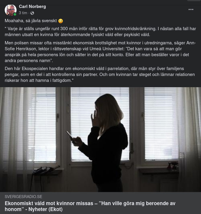 Missat Ekonomiskt Våld Mot Kvinnor