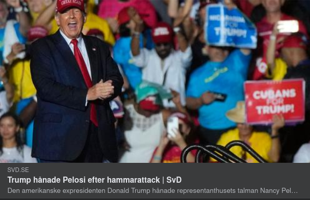 SvD Hör Hånande Trump