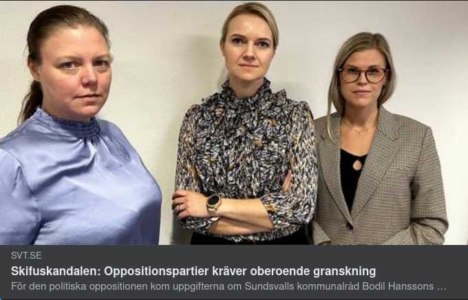 Politiska Oppositionen Helt Överraskad I Skifuskandalen