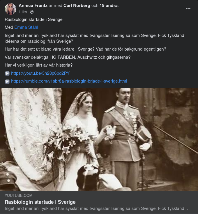 Rasbiologistart I Sverige