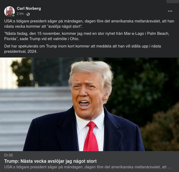 Trump Lovar Stort Avslöjande Nästa Vecka