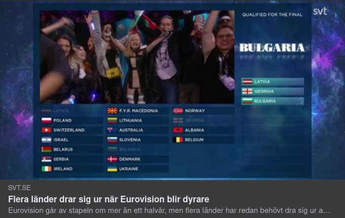 Dyrt Eurovision