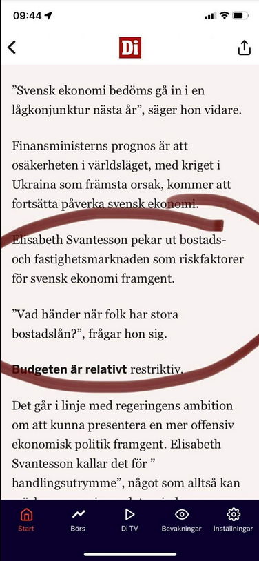 Svensk Ekonomi & Stora Bostadslån