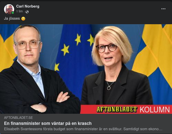 Cervenka & En Kraschväntande Finansminister