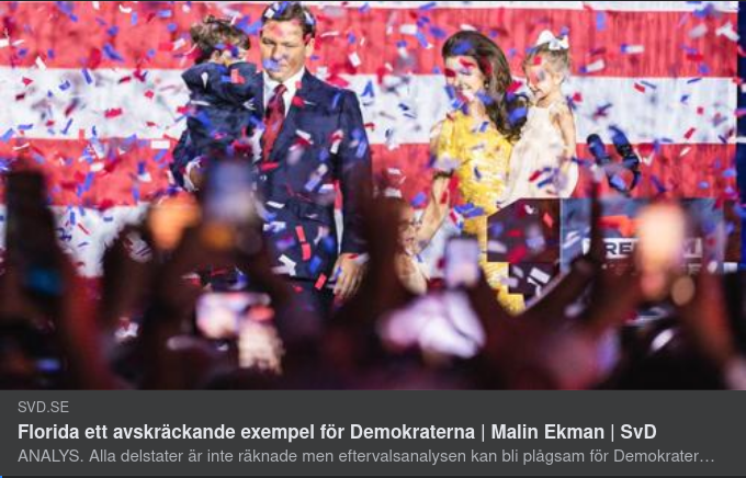 Avskräckande Florida För Demokraterna I SvD