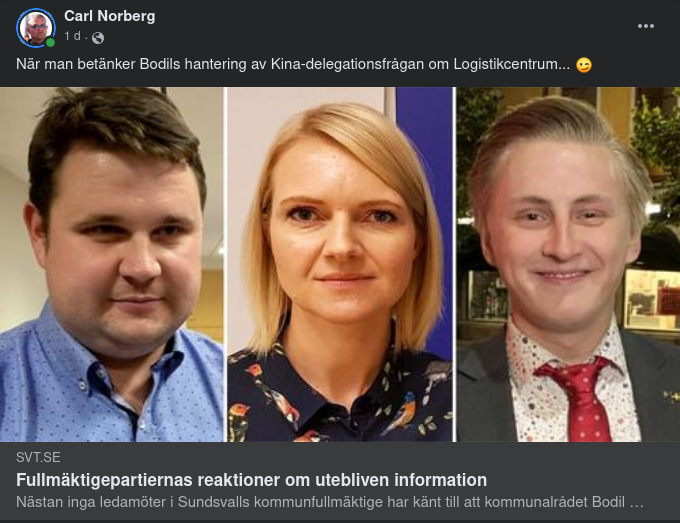 Upprört I Kommunfullmäktige Angående Bodil & Peter