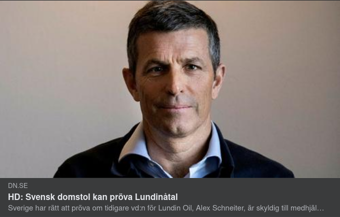 Lundinåtal Kan Prövas I Sverige Säger HD