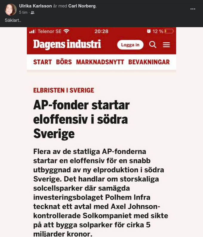 Sydligt Eloffensivsstartande AP-Fonder