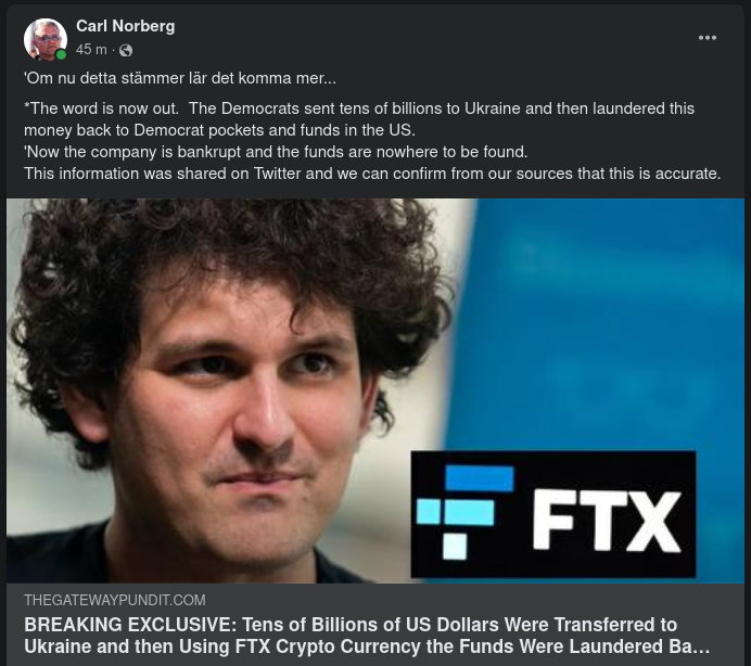 Demokrater, Ukraina & FTX-Kryptovaluta