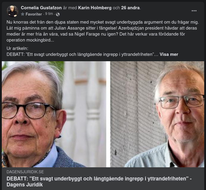 Djupt Yttrandefrihetsknorrande