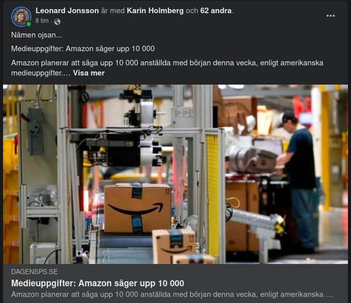 Amazon Sparkar 10 000 Enligt Media